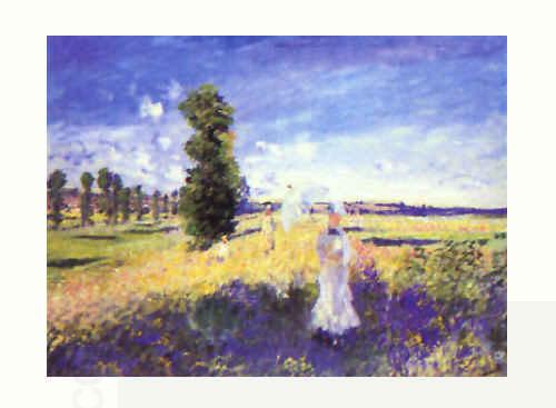 Claude Monet The Walk China oil painting art